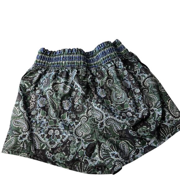 Free People FP Movement Next Round Paisley Pink Blue Shorts Bundle Small - Picture 3 of 7